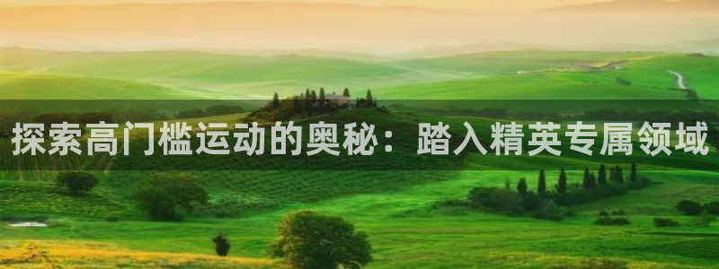 必发7790集团所有网站|探索高门槛运动的奥秘：踏入精英专属